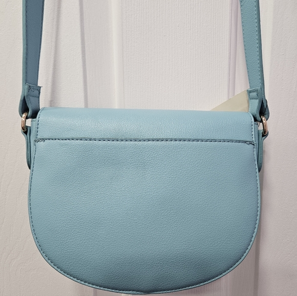 🥳 HOST PICK 🥳 Macy's On 34th Leather Holmme Saddle Crossbody Bag - NWT - Picture 8 of 10